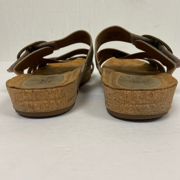 Eurosoft By Sofft Comfort Slide Sandals Shoes Gwenda Leather Euro Soft Size 9.5 - Picture 6 of 11